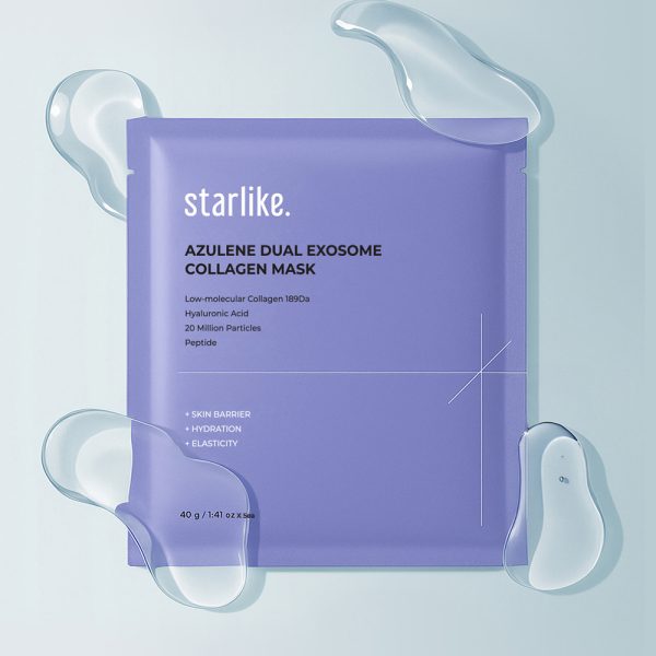 Mặt nạ dưỡng da Azulen dual exozom collagen mask - Ảnh 3