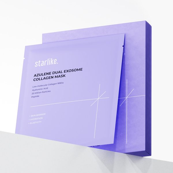 Mặt nạ dưỡng da Azulen dual exozom collagen mask - Ảnh 4